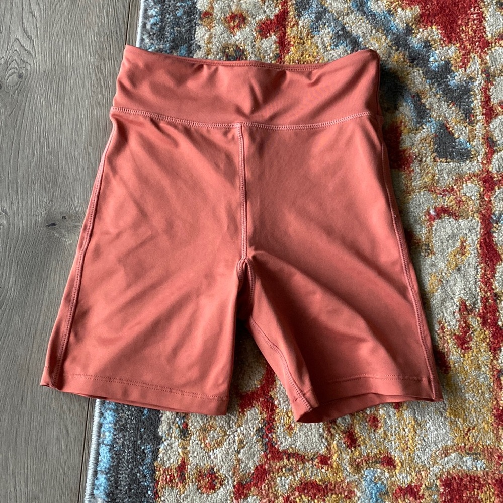ASOS high rise biker shorts